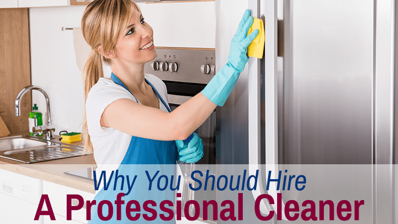 Why Hire Professional Cleaner Graphic