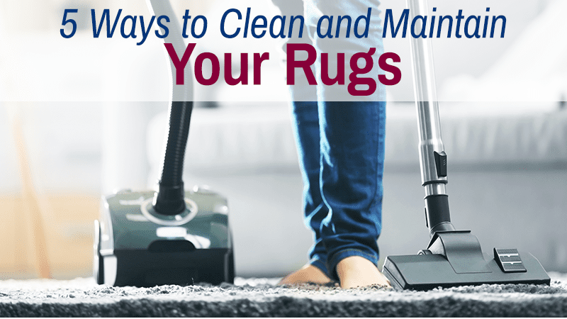 Clean & Maintain Rug Graphic