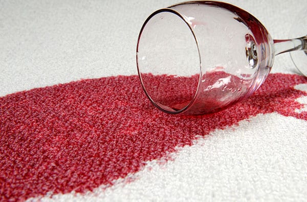 Red Wine on Carpet