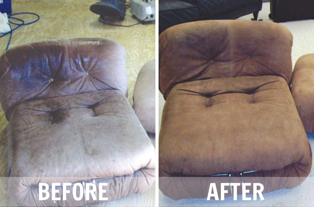 Sofa Cleaning Before & After